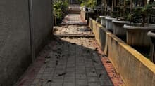 Jalan setapak progress paving