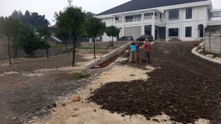 Hunian VIP paving proses