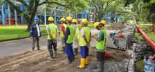 PLTU Labuan pemasangan pagi