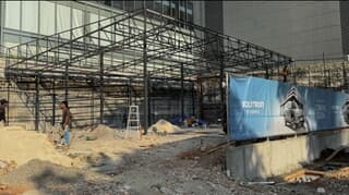 Polytron EV Sudirman sebelum paving