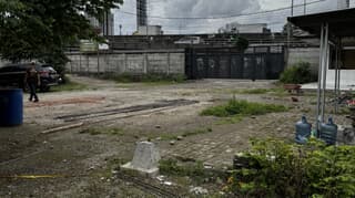 Simpang Raya Pasming sebelum paving