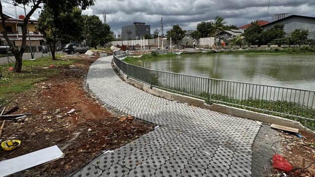 Proyek nyata Grassblock (Blok Rumput) — SolidPaving.id